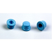 Halogenated butyl rubber plug for vacuum blood collector (15.4 blue)