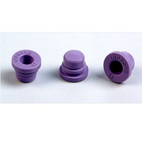 Halogenated butyl rubber plug (L1 violet) for vacuum blood collector