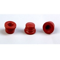 Halogenated butyl rubber plug for vacuum blood collector (15.4 red)
