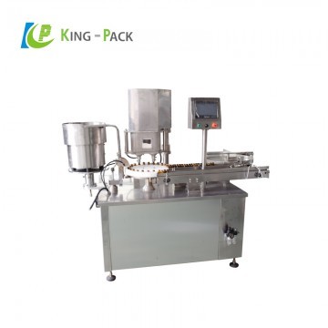 Powder vial filling capping line