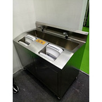 Stainless steel washing sink