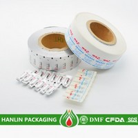 PVC laminated PE packaging film roll of suppository