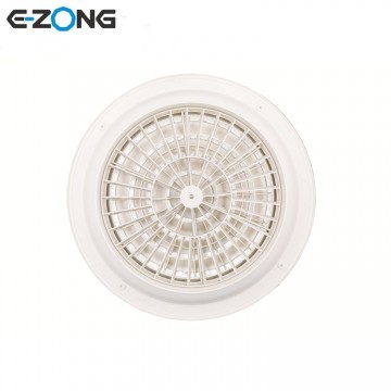 HVAC Ventilation Round Ceiling air Disc Grill Diffuser with Butterfly Damper