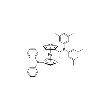 Diphenylphosphino)ferrocenyl]ethylbis(3,5-dimethylphenyl)phosphine   [184095-69-0]  