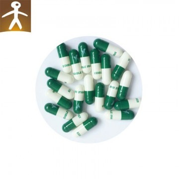 Printed gelatin capsules