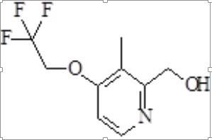 （ Lansoprazole Hydroxy Compound）
2-Hydroxymethyl-3-methyl-4-(2,2,2-trifluoroethoxy)
pyridine