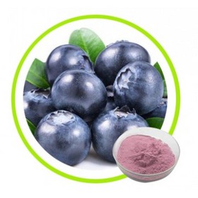 Blueberry juice powder