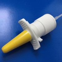 Metered-dosage Nasal Spray pump with safety lock