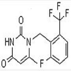 1-[2-Fluoro-6-(trifluoromethyl)benzyl]-6-methylpyrimidine-2,4(1H,3H)-dione