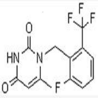 1-[2-Fluoro-6-(trifluoromethyl)benzyl]-6-methylpyrimidine-2,4(1H,3H)-dione