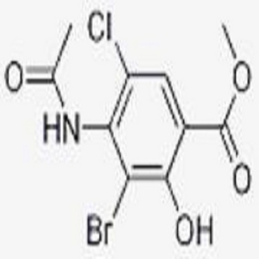 Methyl 4-(acetylaMino)-3-broMo-5-chloro-2-hydroxybenzoate