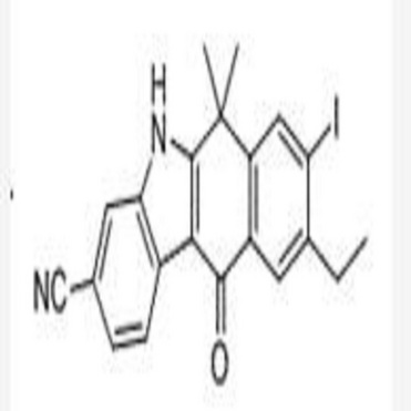 9-Ethyl-6,6-dimethyl-8-iodo-11-oxo-6,11-dihydro-5H-benzo[b]carbazole-3-carbonitrile