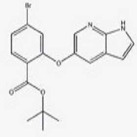 TERT-BUTYL 2-((1H-PYRROLO[2,3-B]PYRIDIN-5-YL)OXY)-4-BROMOBENZOATE