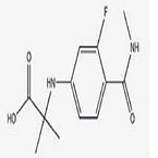 N-[3-Fluoro-4-[(methylamino)carbonyl]phenyl]-2-methylalanine