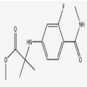 N-[3-Fluoro-4-[(methylamino)carbonyl]phenyl]-2-methylalanine methyl ester