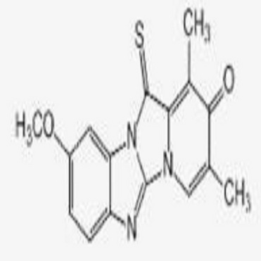 9-methoxy-1,3-dimethyl-12-thioxopyrido[1',2':3,4]imidazo-[1,2-a]benzimidazol-2(12H)-one