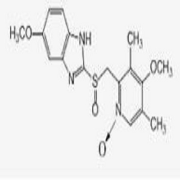 4-methoxy-2-[[(RS)-(5-methoxy-1H-benzimidazol-2-yl)sulfinyl]methyl]-3,5-dimethylpyridine 1-oxide