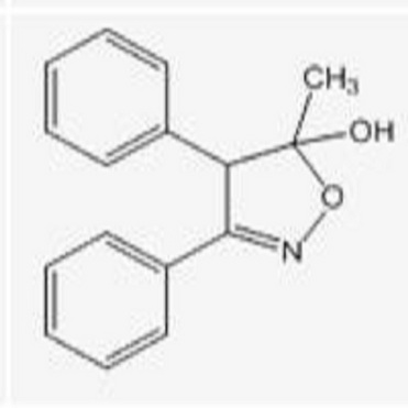 5-Isoxazolol, 4,5-dihydro-5-methyl-3,4-diphenyl-