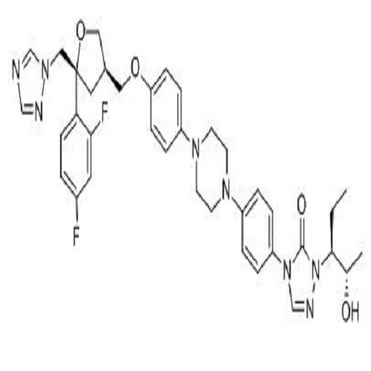 4-[4-[4-[4-[[(3R,5R)-5-(2,4-Difluorophenyl)-5-(1,2,4-triazol-1-ylmethyl)oxolan-3-yl]methoxy]phenyl]p