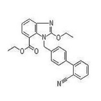 Ethyl -2-ethoxy-1-[(2'-cyanobiphenyl-4-yl)methyl]-1H-benzimidazole-7-carboxylate