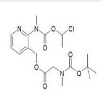 N-Methyl-N-(3-[((N-tert-butoxycarbonyl-N-methylamino)acetoxy)methyl]pyridin-2-yl)carbamic acid 1-chl