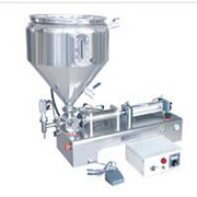 Horizontal single head paste filling machine