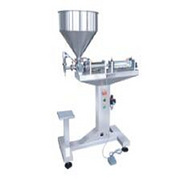 Vertical single head paste filling machine