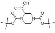 1,4-Di-Boc-piperazine-2-carboxylic acid 