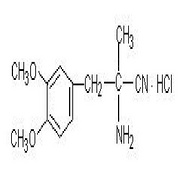 L-3-(3,4-DIMETHOXY PHENYL)- α-AMINO-2-METHYLPROPIONITRILE HYDROCHLORIDE