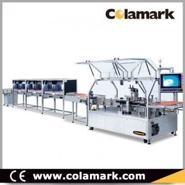 Colamark A104 High Speed Vertical Rotary Wrap-around Labeling Machine for Vials