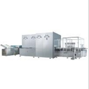 vial filling line for liquid