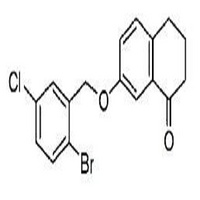 7-(2-bromo-5-chlorobenzyloxy)-3,4-dihydronaphthalen-1(2H)-one