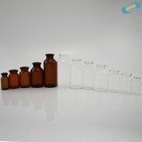 Transparent&nbsp;or&nbsp;Amber Tubular Injection Penicilline Glass Vials