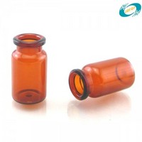 6R Amber Tubular Borosilicate Glass Vials for Injection