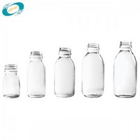 Clear&nbsp;or&nbsp;Transparent Glass Syrup Bottles