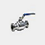 straight-way type threaded ball valve