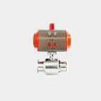 quick-installation pneumatic ball valve