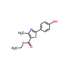 Ethyl 2-(4-hydroxyphenyl)-4-methylthiazole-5-carboxylate