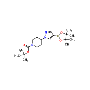 tert-Butyl 4-[4-(4,4,5,5-tetramethyl-1,3,2-dioxaborolan-2-yl)-1H-pyrazol-1-yl]piperidine-1-carboxyla