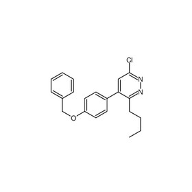 3-butyl-6-chloro-4-(4-phenylmethoxyphenyl)pyridazine