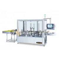 A104 Vertical Labeling System with Rotary Table for Vials