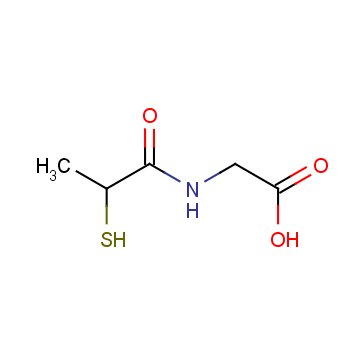 N-(2-mercaptopropionyl)glycine