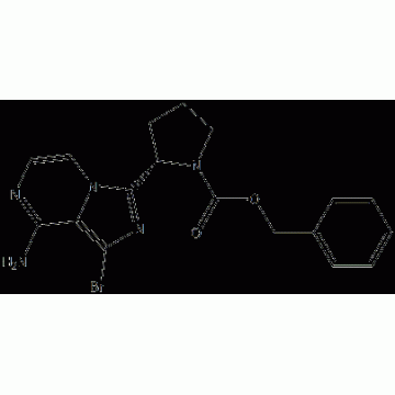 (S)-Benzyl 2-(8-amino-1-bromoimidazo[1,5-a]pyrazin-3-yl)pyrrolidine-1-carboxylate