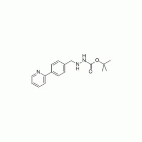 Tert-Butyl 2-(4-(pyridin-2- yl)benzyl)hydrazinecarboxylate