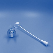 Dental spray pumps with crimp on neck