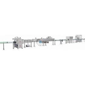   ZHLX-1700L  Syrup liquid filling packing line  The syrup production line includes bottle washing, 