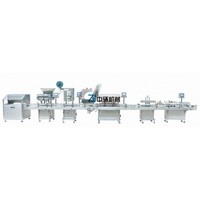   ZHLX-1700L  Syrup liquid filling packing line  The syrup production line includes bottle washing, 