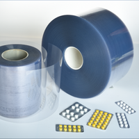 China Factory Clear 250 microns pharma grade rigid pvc film