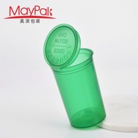 Wholesale child resistant cap empty plastic pop top vial -Maypak
