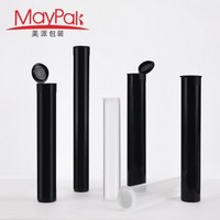 Custom childproof empty plastic pop top CR joint tube-Maypak